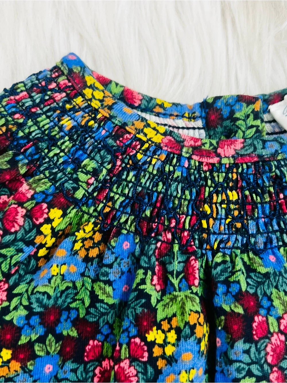 NWT! Ralph Lauren Madison Floral Jersey Top and Bottom Set Navy Blue Sz 6M